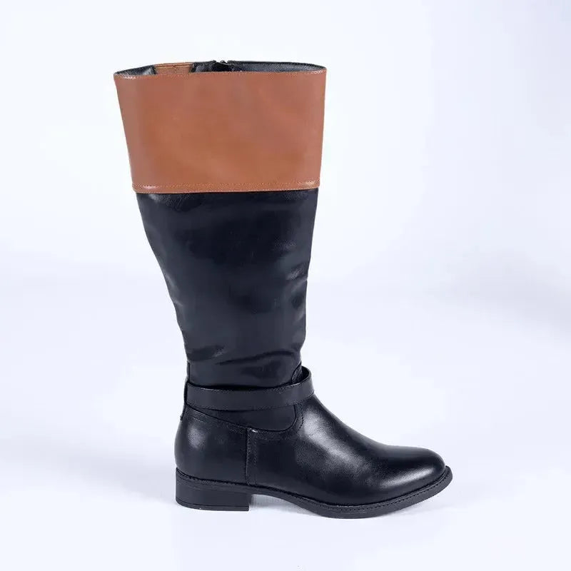 Madison Vienna Boot - Black/Tan – Madison Heart of New York