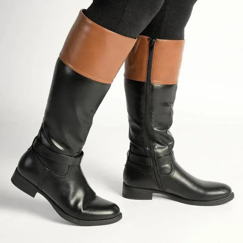 Madison Vienna Boot - Black/Tan – Madison Heart of New York