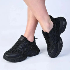 Madison Webster Chunky Sneaker  - Black Mono