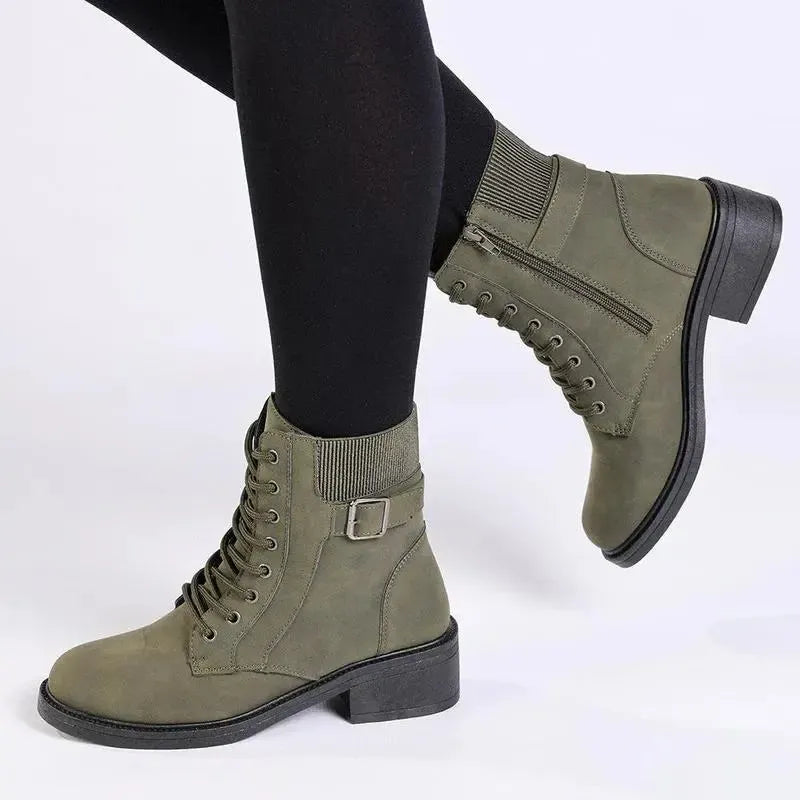 Madison Zadith Boot - Olive
