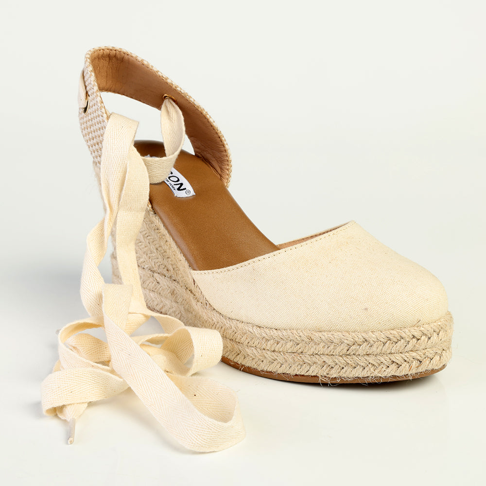 Madison Leena Wedge - Natural Nude