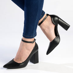 Madison India Block Heel - Black