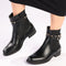 Madison Jenny Lynn Gusset Studded Ankle Boot - Black