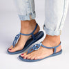 Ipanema Kate Chain Thong Sandals - Blue-Ipanema-Buy shoes online