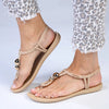 Ipanema Oval Trim Thong Sandals - Beige-Ipanema-Buy shoes online
