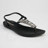 Ipanema Rose Glam Thong Sandals - Black-Ipanema-Buy shoes online