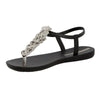 Ipanema Rose Glam Thong Sandals - Black-Ipanema-Buy shoes online