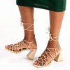 Madison Abigail Strappy Heel - Nude-Madison Heart of New York-Buy shoes online