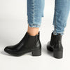 Madison Ali Gusset Boot- Black-Madison Heart of New York-Buy shoes online
