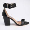 Madison Allan 2 Ankle Strap Sandal - Black-Madison Heart of New York-Buy shoes online
