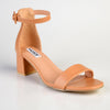 Madison Amira Block Heel Sandal - Dark Nude-Madison Heart of New York-Buy shoes online