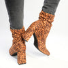 Madison Andi Rouched Block Heel Ankle Boot - Leopard-Madison Heart of New York-Buy shoes online