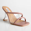 Madison Arial Glass Heel Sandal - Misty Rose-Madison Heart of New York-Buy shoes online