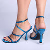 Madison Autumn Hourglass Heel Sandal - Blue-Madison Heart of New York-Buy shoes online