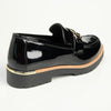 Madison Benji Loafer with Chain Detail - Black-Madison Heart of New York-Buy shoes online