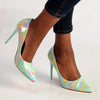 Madison Bianca High Stilletto Court - Pastel Multi-Madison Heart of New York-Buy shoes online