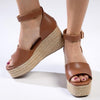 Madison Cameron Espadrille Wedge - Tan-Madison Heart of New York-Buy shoes online