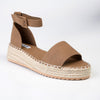Madison Carina Closed Back Espadrille Sandals - Chocolate-Madison Heart of New York-Buy shoes online