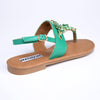 Madison Cassidy Jeweled Sandals - Green-Madison Heart of New York-Buy shoes online