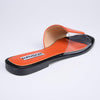 Madison Cecelia Vinyl Fashion Sandal- Orange/Clear-Madison Heart of New York-Buy shoes online