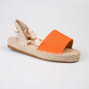 Madison Charlotte Ankle Wrap Espadrille Sandal - Orange-Madison Heart of New York-Buy shoes online