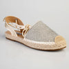 Madison Clementine Diamond Detailed Espadrille - Gold-Madison Heart of New York-Buy shoes online