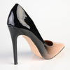 Madison Dina Ombre High Court Stileto - Nude/Black-Madison Heart of New York-Buy shoes online