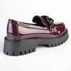 Madison Eli Chunky Sole Slip On Brogue - Ox Blood-Madison Heart of New York-Buy shoes online
