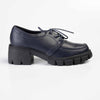 Madison Estee Chunky Sole Lace Up Brogue - Navy-Madison Heart of New York-Buy shoes online
