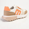 Madison Hera Fashion Sneaker - Tan/Beige/Pink-Madison Heart of New York-Buy shoes online