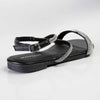 Madison Hillary Ankle Diamond Detail Sandal - Black-Madison Heart of New York-Buy shoes online