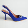 Madison Kelli Slingback Heels - Blue-Madison Heart of New York-Buy shoes online