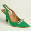 Madison Kelli Slingback Heels - Green-Madison Heart of New York-Buy shoes online