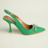 Madison Kelli Slingback Heels - Green-Madison Heart of New York-Buy shoes online