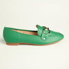 Madison Kerri Metal Trim Loafer - Green-Madison Heart of New York-Buy shoes online