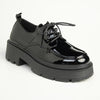 Madison Kia chunky Brogue - Black-Madison Heart of New York-Buy shoes online