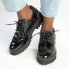 Madison Lele Lace Up Brogue - Black-Madison Heart of New York-Buy shoes online
