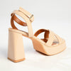 Madison Lesi Platfom Block Heel - Nude-Madison Heart of New York-Buy shoes online