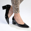Madison Pamela Low Block Heel Court - Black-Madison Heart of New York-Buy shoes online