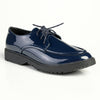 Madison Peggy Lace Up Boyfriend Shoe -navy-Madison Heart of New York-Buy shoes online