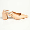 Madison Plamer Slingback Low Block Heel Court -Nude-Madison Heart of New York-Buy shoes online