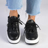 Madison Sally Platform Sneaker - Black-Madison Heart of New York-Buy shoes online