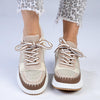 Madison Stitch Multi Color Sneaker - Beige Multi-Madison Heart of New York-Buy shoes online