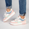 Madison Tilly Fashion Sneaker - White Multi-Madison Heart of New York-Buy shoes online